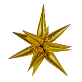 Globo puntas dorado 100 cm